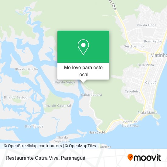 Restaurante Ostra Viva mapa