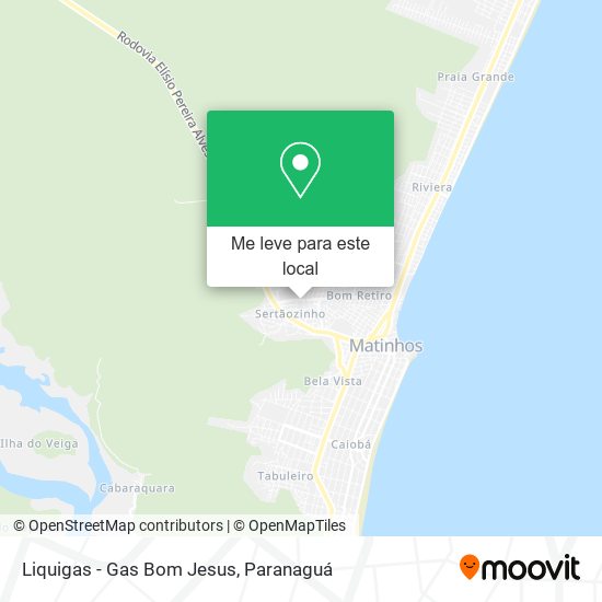 Liquigas - Gas Bom Jesus mapa