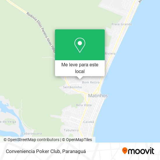 Conveniencia Poker Club mapa