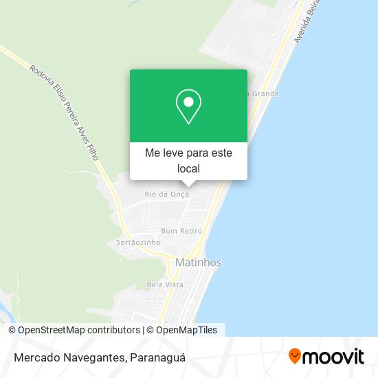 Mercado Navegantes mapa
