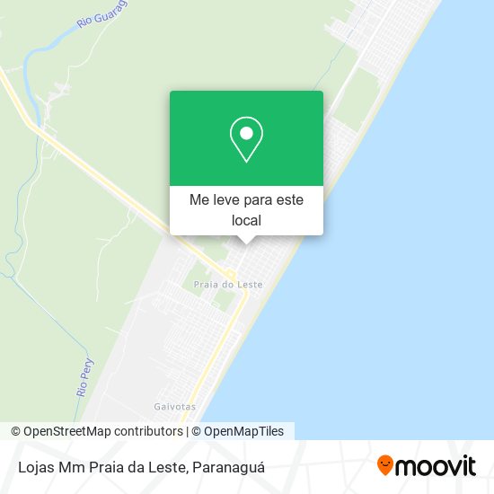 Lojas Mm Praia da Leste mapa