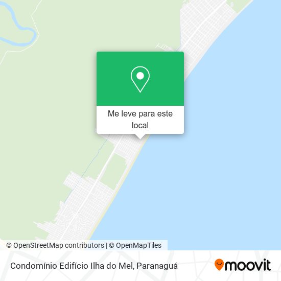 Condomínio Edifício Ilha do Mel mapa