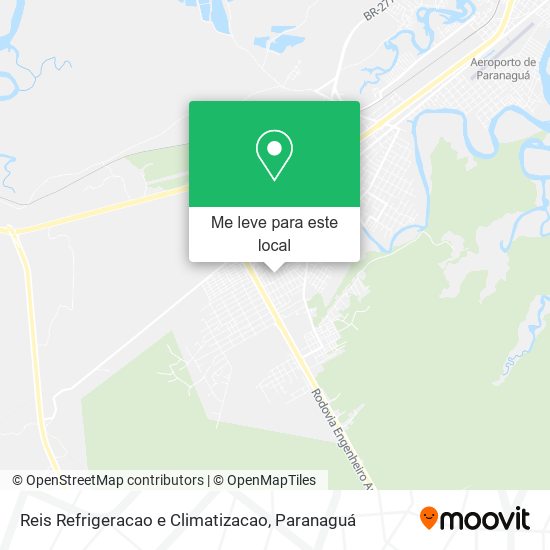 Reis Refrigeracao e Climatizacao mapa