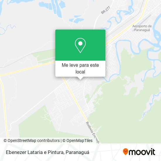 Ebenezer Lataria e Pintura mapa