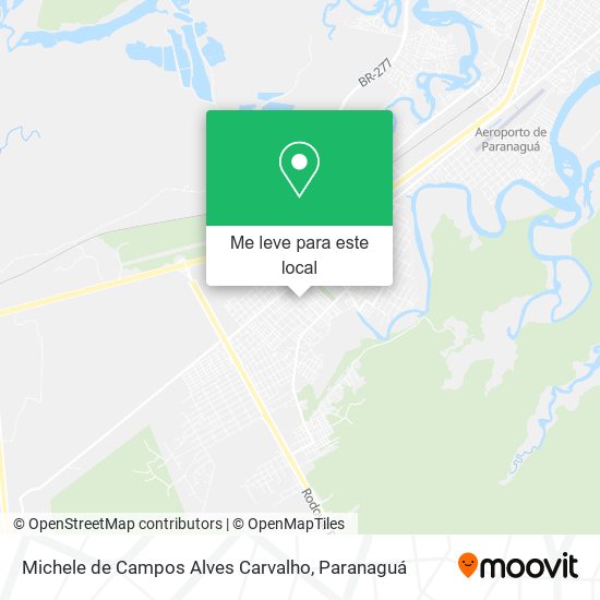 Michele de Campos Alves Carvalho mapa