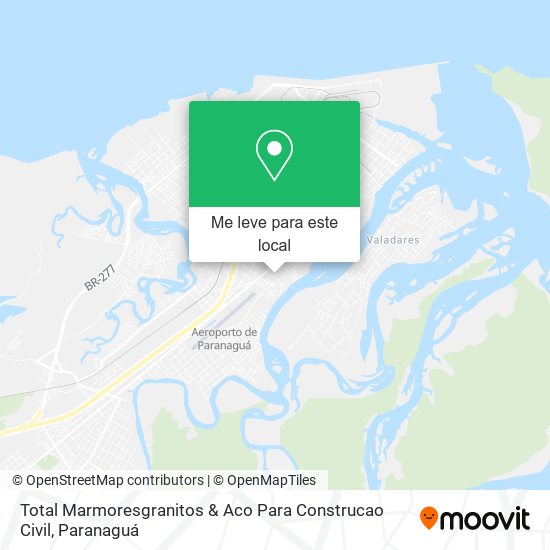 Total Marmoresgranitos & Aco Para Construcao Civil mapa
