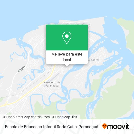 Escola de Educacao Infantil Roda Cutia mapa