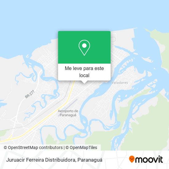 Juruacir Ferreira Distribuidora mapa