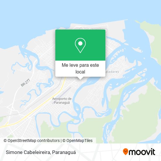 Simone Cabeleireira mapa