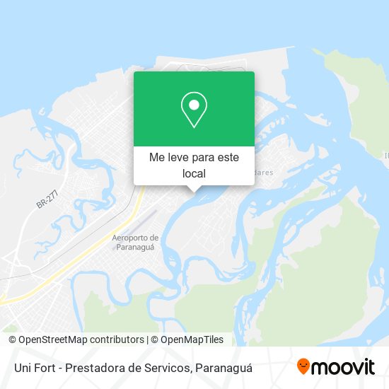 Uni Fort - Prestadora de Servicos mapa