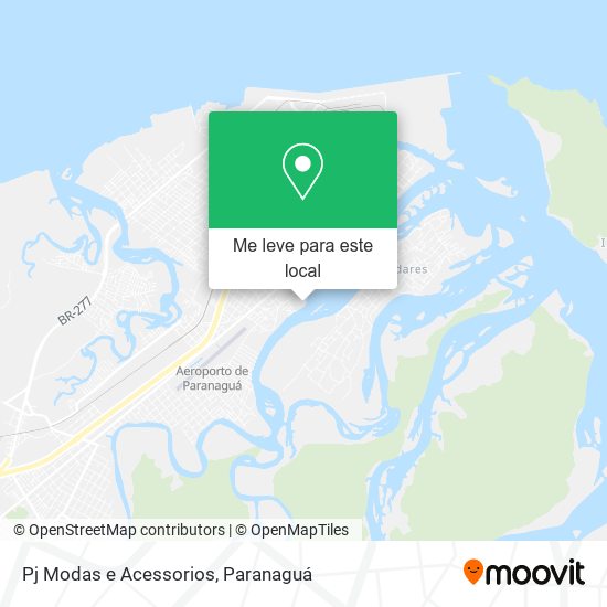 Pj Modas e Acessorios mapa