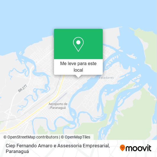 Ciep Fernando Amaro e Assessoria Empresarial mapa