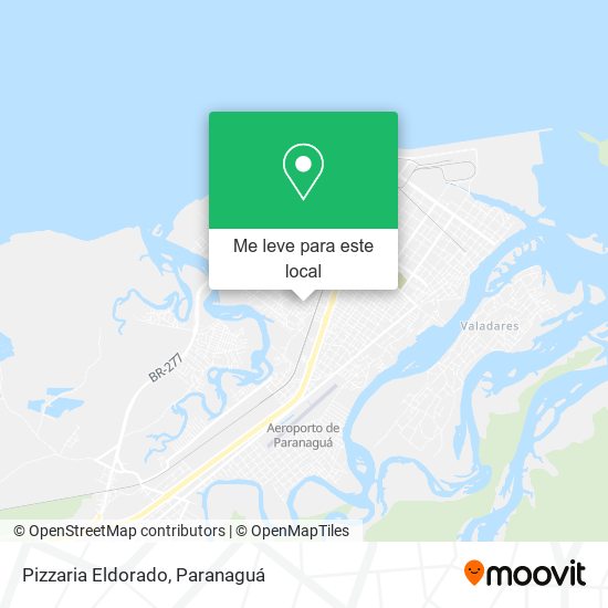 Pizzaria Eldorado mapa