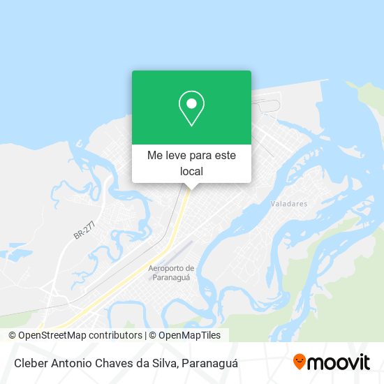 Cleber Antonio Chaves da Silva mapa
