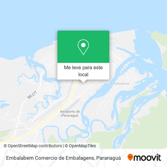 Embalabem Comercio de Embalagens mapa