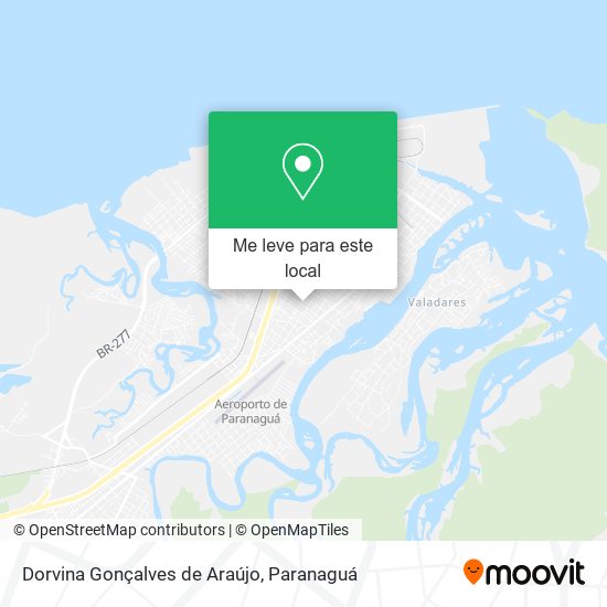 Dorvina Gonçalves de Araújo mapa
