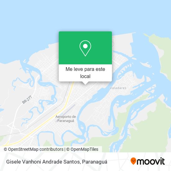 Gisele Vanhoni Andrade Santos mapa