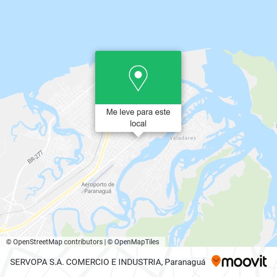 SERVOPA S.A. COMERCIO E INDUSTRIA mapa