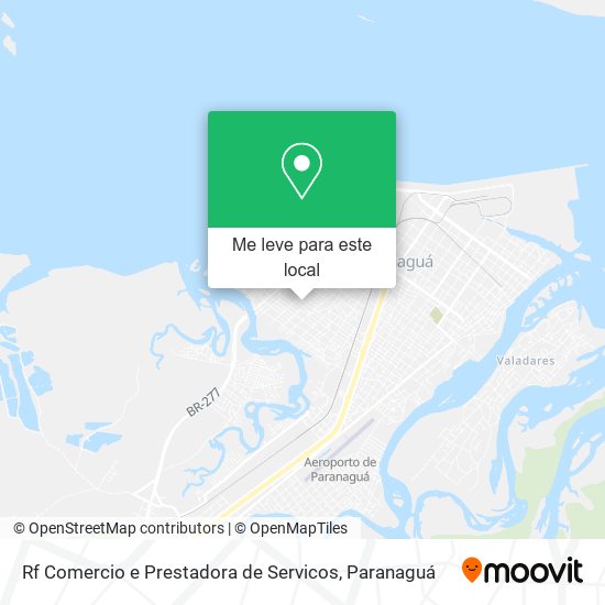 Rf Comercio e Prestadora de Servicos mapa