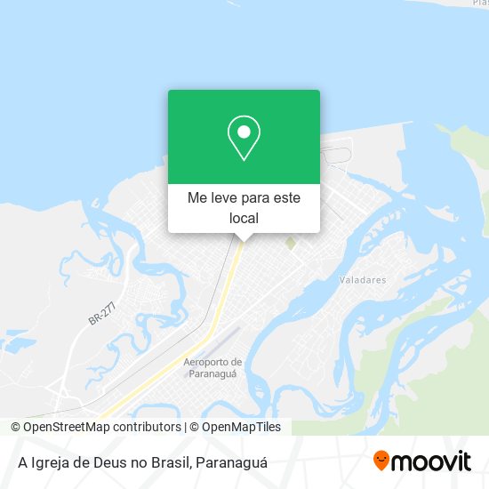 A Igreja de Deus no Brasil mapa