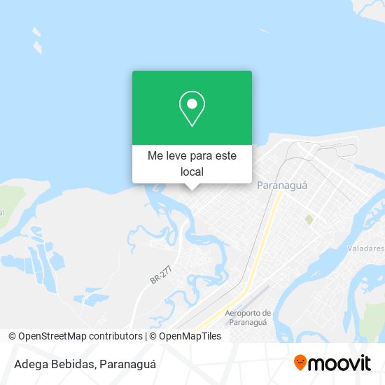 Adega Bebidas mapa
