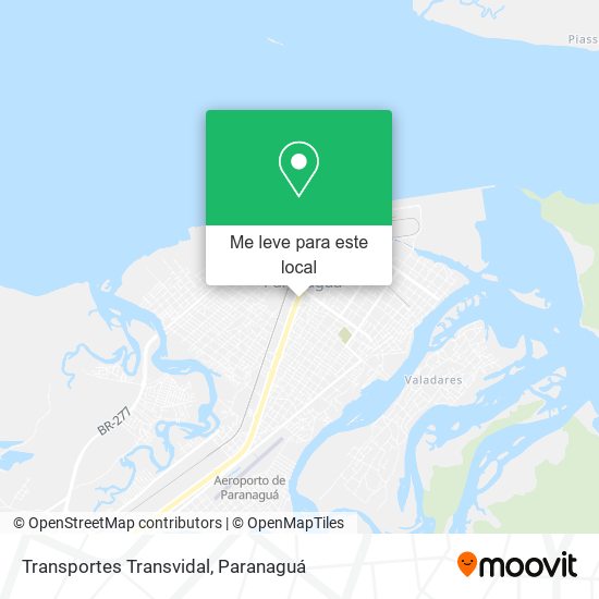 Transportes Transvidal mapa