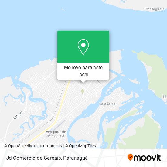 Jd Comercio de Cereais mapa