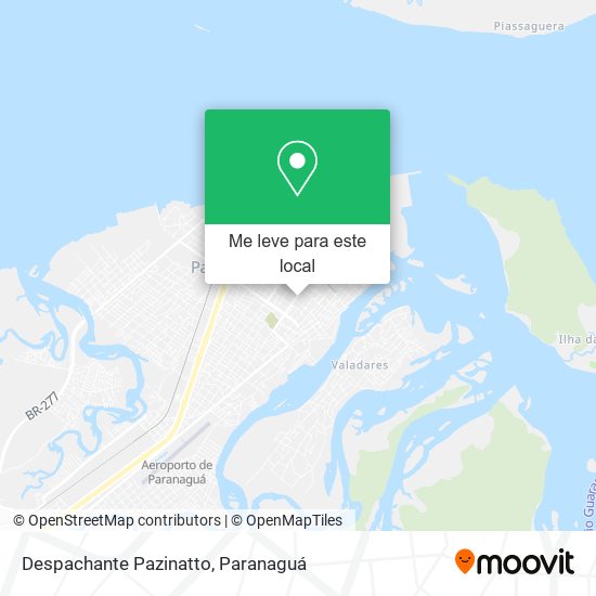 Despachante Pazinatto mapa