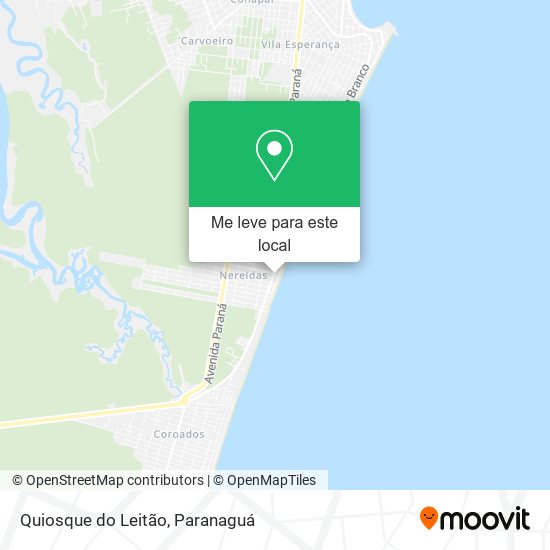 Quiosque do Leitão mapa