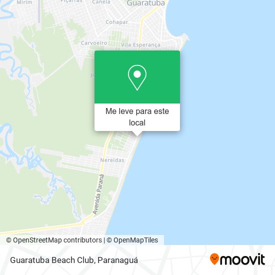 Guaratuba Beach Club mapa