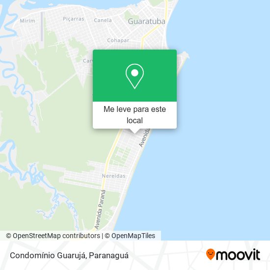 Condomínio Guarujá mapa