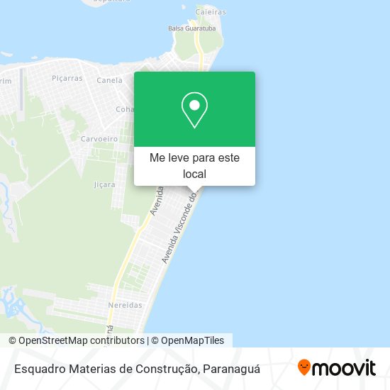 Esquadro Materias de Construção mapa