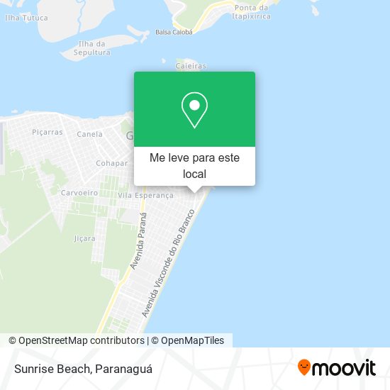 Sunrise Beach mapa