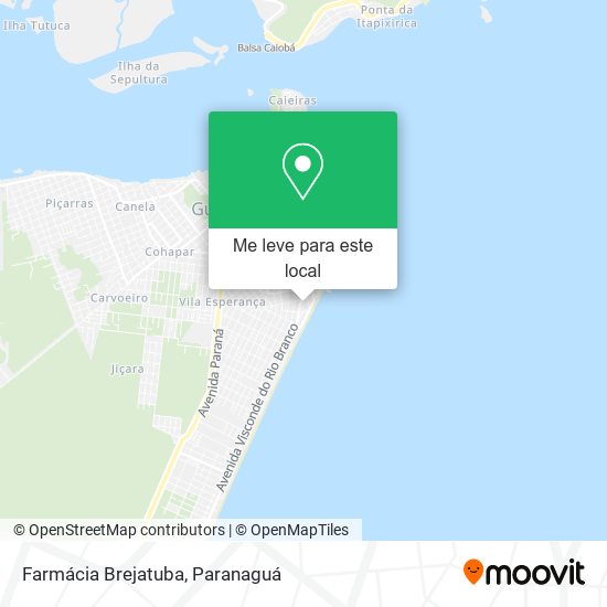 Farmácia Brejatuba mapa