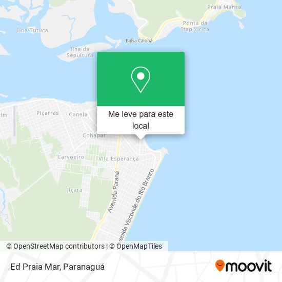 Ed Praia Mar mapa