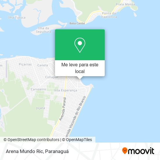 Arena Mundo Ric mapa