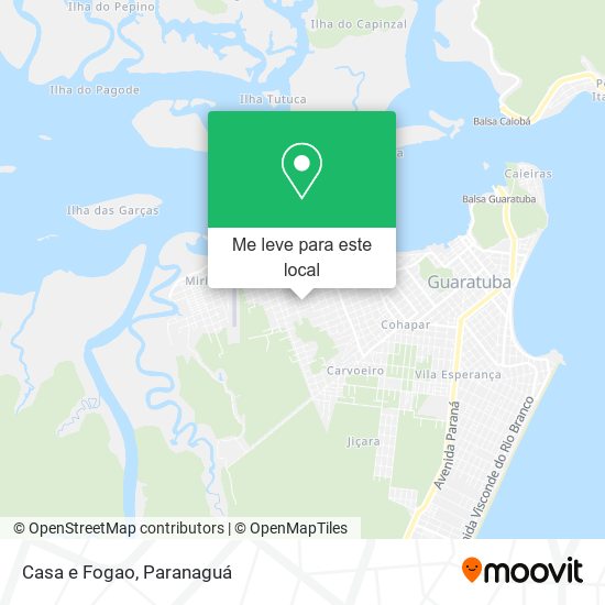 Casa e Fogao mapa