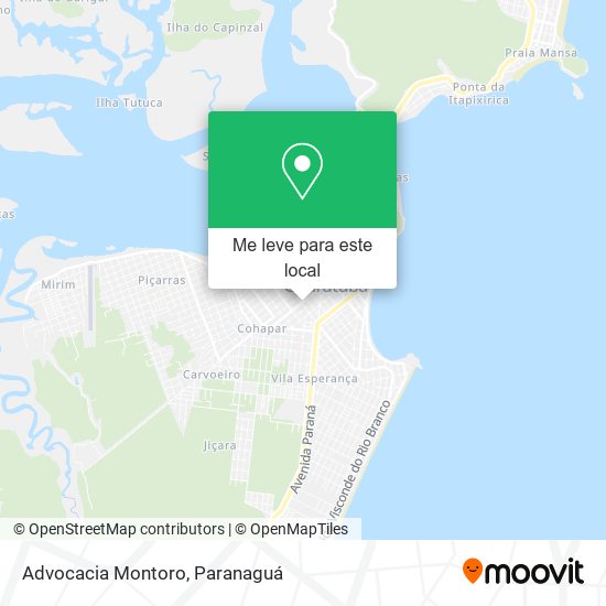 Advocacia Montoro mapa