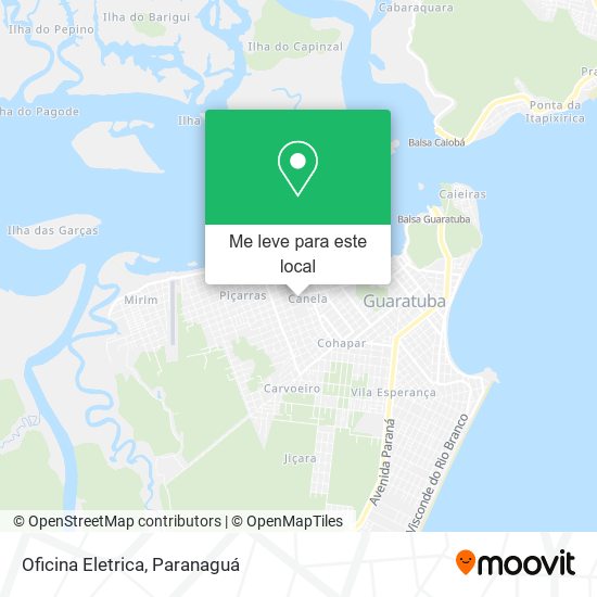 Oficina Eletrica mapa