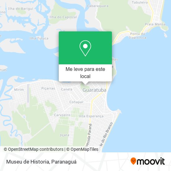 Museu de Historia mapa