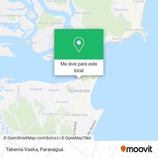 Taberna Vaska mapa