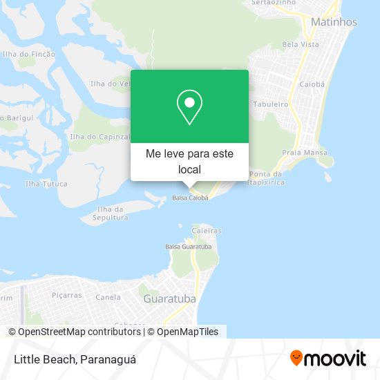 Little Beach mapa