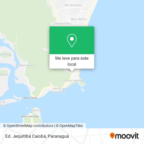 Ed. Jequitibá Caiobá mapa