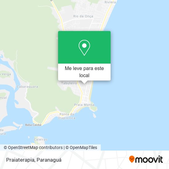 Praiaterapia mapa