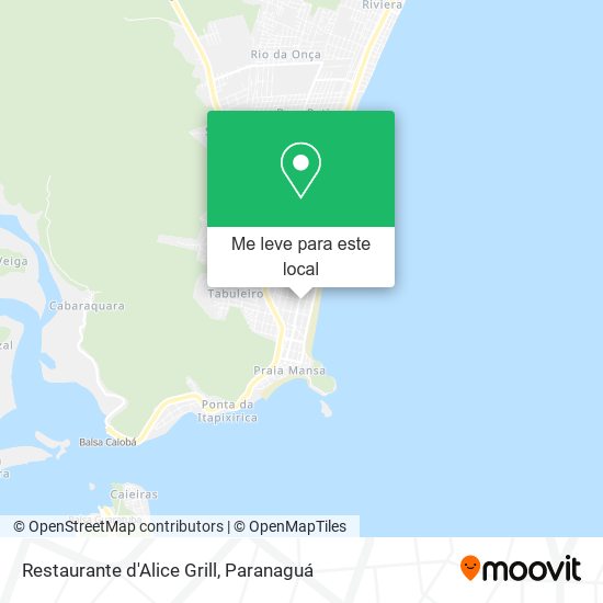 Restaurante d'Alice Grill mapa