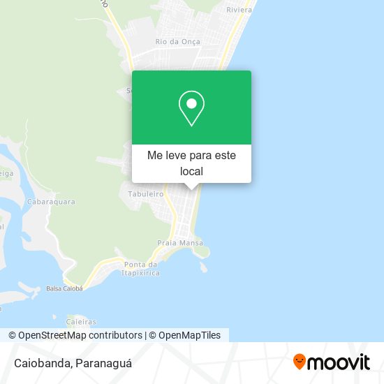 Caiobanda mapa