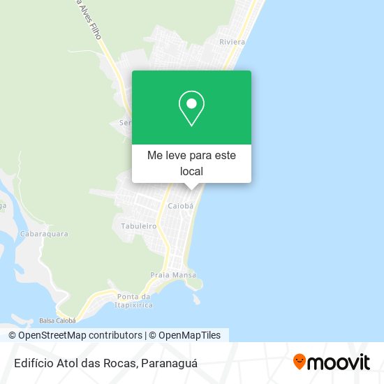 Edifício Atol das Rocas mapa