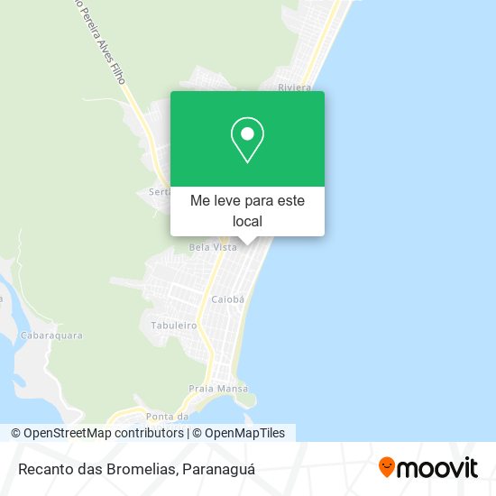 Recanto das Bromelias mapa