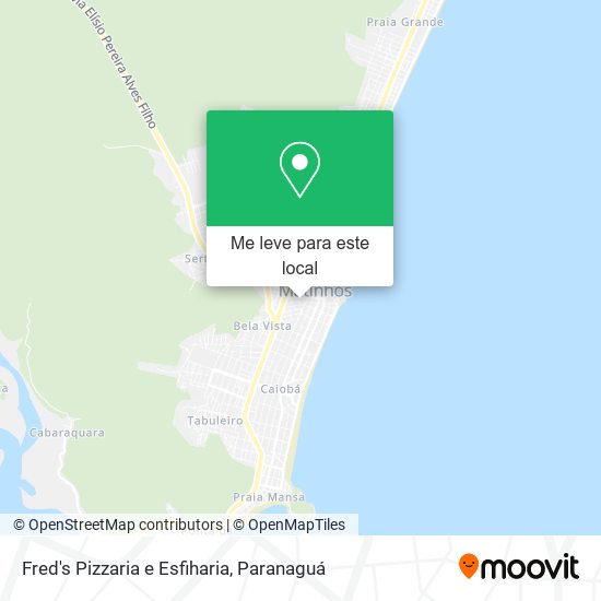 Fred's Pizzaria e Esfiharia mapa