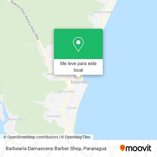 Barbearia Damasceno Barber Shop mapa